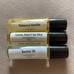 Oil Perfumery, Santal 33, Tobbaco Vanille, Killian